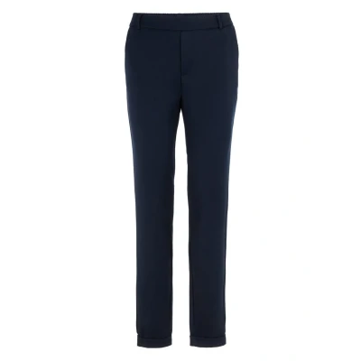 Image of VERO MODA Women&#039;s Vmmaya Mr Loose Solid Pant Noos, Blue (Night Sky Night Sky), 36W / 32L