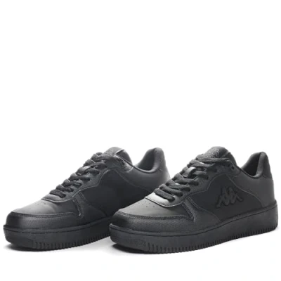 Image of Kappa LOGO Maserta Trainers, Size: 5, Black Imitation leather/ textile
