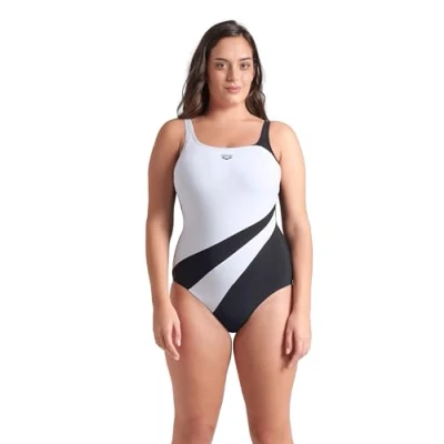 Image of arena Liliana U Back Women&#039;s B Cup One Piece Swimsuit, Shapewear Power Mesh Technology and Chlorine Resistant Sensitive Fabric, Removable Cups Adjustable Straps