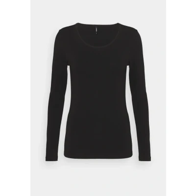 Image of ONLY Basic Long sleeved top, Women&#039;s, Size: XS, Black