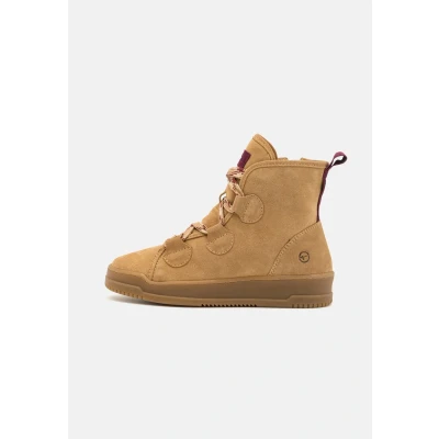 Image of Tamaris Damen Stiefelette Leder bequem; CAMEL COMBINED, EU 40