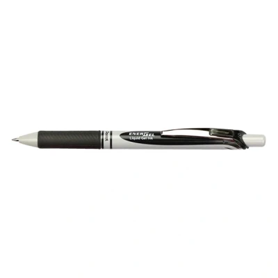 Image of Pentel BL77E AX EnerGel Eco Retractable Gel Rollerball Pen Made with 79% Recycled Materials Black Ink