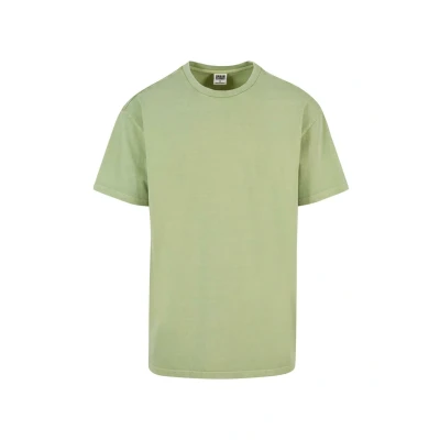 Image of Urban Classics Heavy ACID WASH TEE Basic Tshirt, Men&#039;s, Size: Small, Vintagegreen