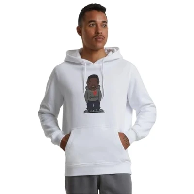 Image of Mister Tee Texas Sketch Hoodie, Men&#039;s, Size: XS, White