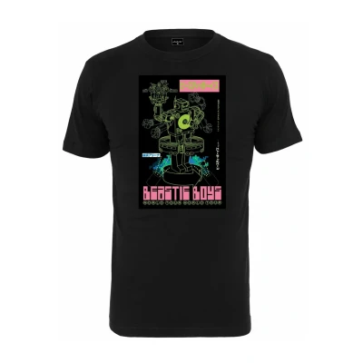 Image of Mister Tee Beastie BOYS Robot Print Tshirt, Men&#039;s, Size: XXL, Black
