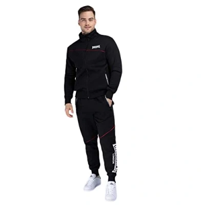 Image of Lonsdale Geddington SET Tracksuit, Men&#039;s, Size: XL, Black