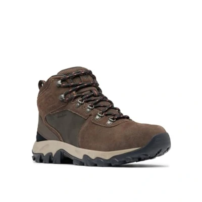 Image of Columbia Newton Ridge PLUS II WP Hiking shoes, Men&#039;s, Size: 6, Cordovan/spice Leather/synthetics