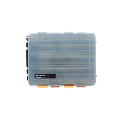 Image of Savage Gear Lurebox 2 Sided Smoke Long 20,5x17x4,8cm Tacklebox