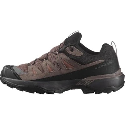 Image of Salomon X Ultra 360 GTX Hiking shoes, Women&#039;s, Size: 4.5, Cognac/peppercorn/black Leather and textile