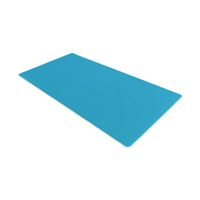 Image of Leitz Desk Mat, Large 80 x 40cm Pad, Non Slip Mat For Laptop, PC, Monitors &amp; Mouse Mats, Desktop Protector Home/Office Use, Cosy Range, Calm Blue, 52680061