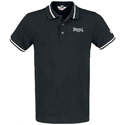 Image of Lonsdale Polo shirt, Men&#039;s, Size: XXL, Black