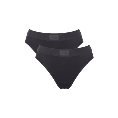 Image of Sloggi Double Comfort 2 PACK Briefs, Women&#039;s, Size: 10, Black