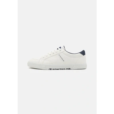 Image of TOM TAILOR Men&#039;s 7480040006 Sneaker, White, 9.5 UK
