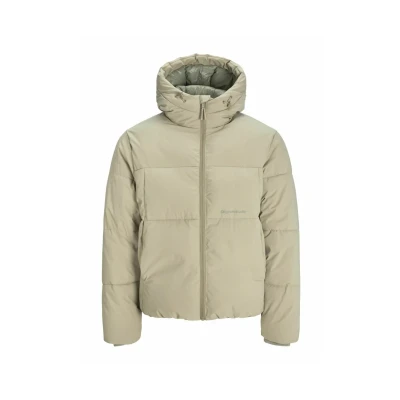 Image of Jack &amp; Jones Jorvesterbro Puffer Jacket Winter jacket, Men&#039;s, Size: Large, Silver sage