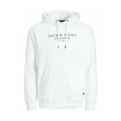 Image of Jack &amp; Jones Premium Jprbluarchie Hoodie, Men&#039;s, Size: XS, White
