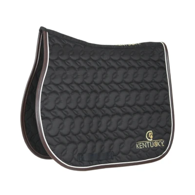 Image of Kentucky Horsewear Saddle Cloth Absorb Black / Full Size Horse Pads &amp; Blankets Riding Equestrian
