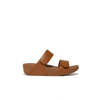 Image of Fitflop LULU Mules, Women&#039;s, Size: 6, Light tan Leather