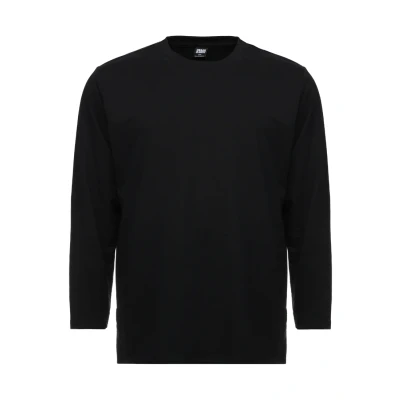 Image of Urban Classics Stretch Terry Long sleeved top, Men&#039;s, Size: 3XL, Black