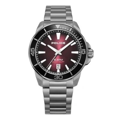 Image of Police PEWJH0021403 Men&#039;s Analogue Quartz Watch with Stainless Steel Strap, black, Einheitsgröße, Bracelet