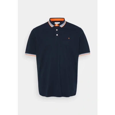 Image of Jack &amp; Jones Jjepaulos Polo shirt, Men&#039;s, Size: 2XL, Black navy