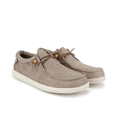 Image of WALK IN PITAS WP150 WALLABI Washed Men&#039;s Moccasins Flat Slippers for Men Slip On Loafers Sneakers Shoes Casual Walkinpitas Shoes, beige, 41 EU