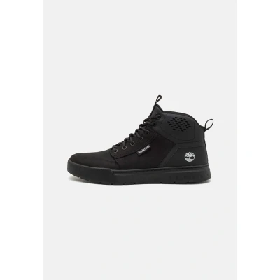 Image of Timberland Maple Grove Sport MID Hightop trainers, Men&#039;s, Size: 6.5, Black Nubuck/textile