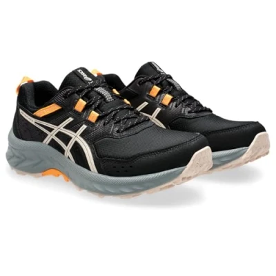 Image of Asics Gelventure 9 Trail running shoes, Women&#039;s, Size: 4, Black/pearl pink Imitation leather/ textile