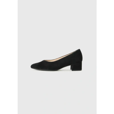 Image of Gabor Women&#039;s Court Shoes 1.431 in Black Suede Leather, black, 40 EU
