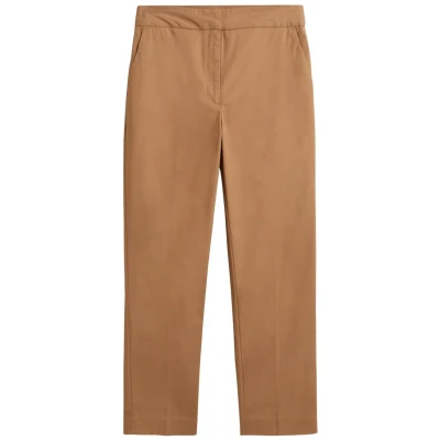 Image of GANT SLIM Slack Trousers, Women&#039;s, Size: 12, Warm khaki