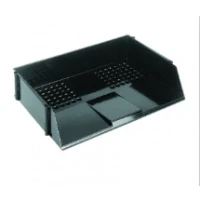 Image of Q Connect Wide Entry Letter Tray Black