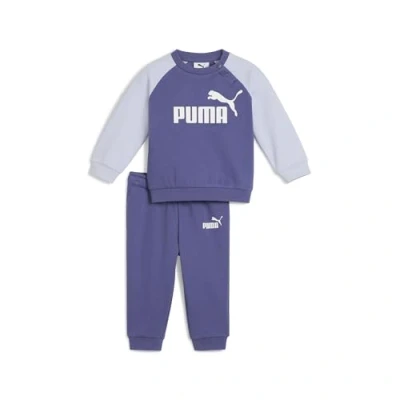 Image of Puma Minicats CREW SET Unisex Tracksuit for kids, Size: 4m (2 4m), Blue crystal