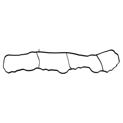 Image of Gasket, intake manifold FEBI BILSTEIN 102391
