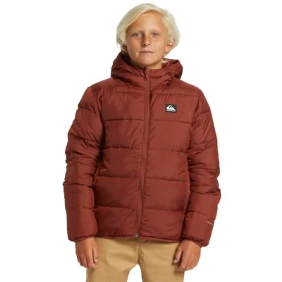 Image of Quiksilver Scaly Reversible Youth Winter jacket for kids, Size: 16y, Brown