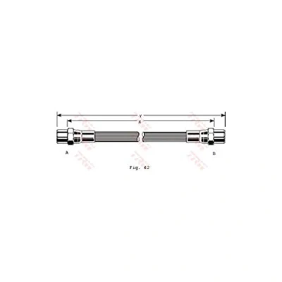 Image of Brake Hose TRW PHA314