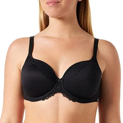 Image of Triumph Beauty FULL Darling Tshirt bra, Women&#039;s, Size: 30F, Black