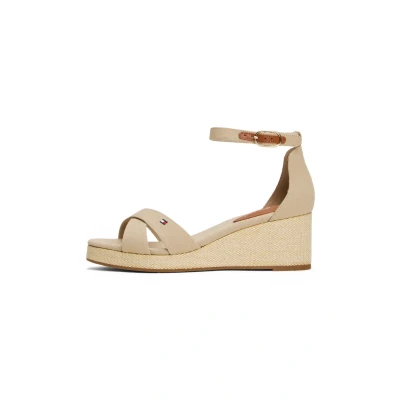 Image of Tommy Hilfiger Wedge sandals, Women&#039;s, Size: 6, Horseradish Cotton