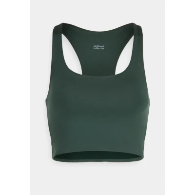 Image of Girlfriend Collective Paloma BRA Medium support sports bra, Women&#039;s, Size: 5XL, Moss