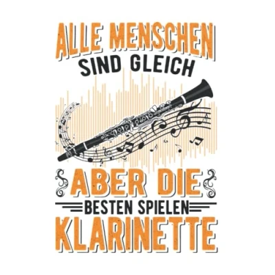 Image of Klarinette Notizbuch: Musiker Klarinettist / 6x9 Zoll 120 gepunktete Seiten