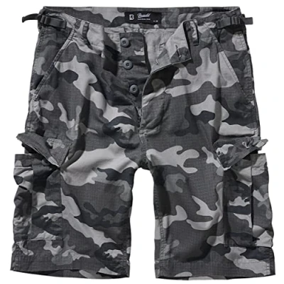 Image of Brandit Men&#039;s BDU Ripstop Short Cargo, Grey Camo, 4XL