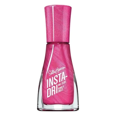 Image of Sally Hansen Insta Dri 1 Stroke Coat Done! Nail Varnish 9.17ml (Various Shades) Flashy Fuschia