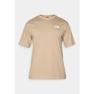 Image of The North Face Explore Carabiner Relaxed TEE Unisex Print Tshirt, Size: Large, Mushroom grey