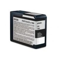 Image of Stylus Pro 3880 Epson T5801 photo black ink cartridge (original)