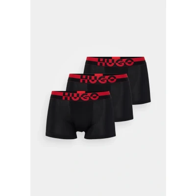 Image of HUGO Trunk Split LOGO 3 PACK Pants, Men&#039;s, Size: Small, Black