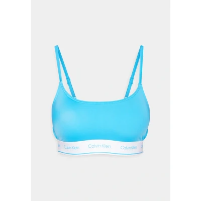 Image of Calvin Klein Swimwear Bralette Bikini top, Women&#039;s, Size: 3XL, Malibu blue