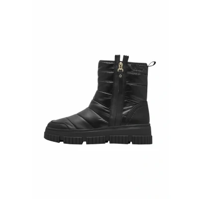Image of s.Oliver Winter boots, Women&#039;s, Size: 4, Black Synthetics/textile