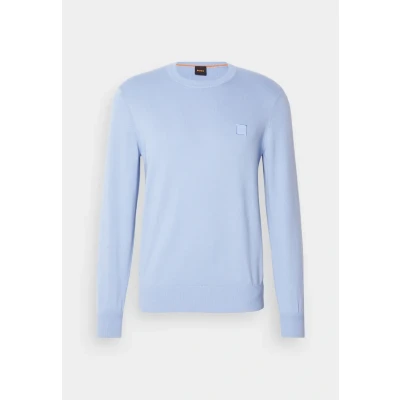 Image of BOSS Kanovano Jumper, Men&#039;s, Size: Small, Open blue