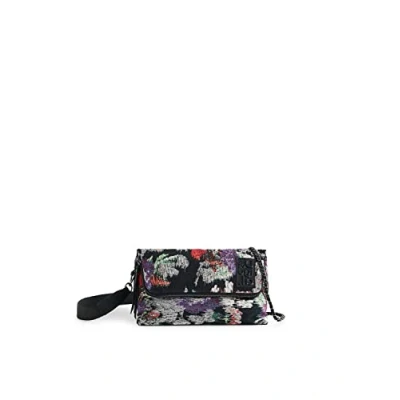 Image of Desigual Accessories Fabric Across Body Bag, Material Finishes., One Size