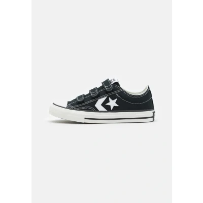 Image of Converse STAR Player 76 EASY ON Unisex Trainers for kids, Size: 1, Black/vintage white/egret Textile