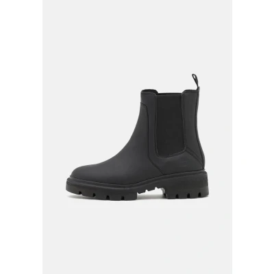Image of Timberland Cortina Valley Chelsea Platform ankle boots, Women&#039;s, Size: 3.5, Black full grain Leather