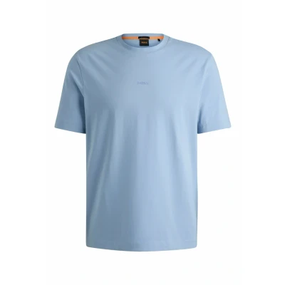 Image of BOSS Tchup Basic Tshirt, Men&#039;s, Size: Small, Open blue ten